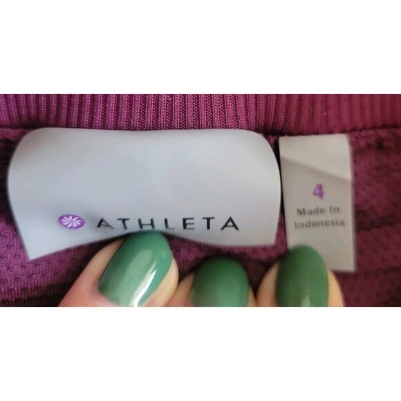 Athleta Purple Midtown Skort Size 4 Pickle Ball Tennis Core - Picture 3 of 5